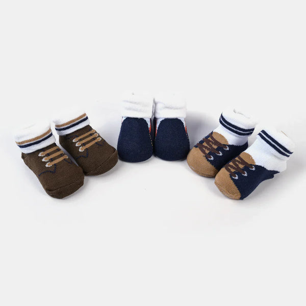 BABY BOY SOCKS PACK OF 3 GIFT SET