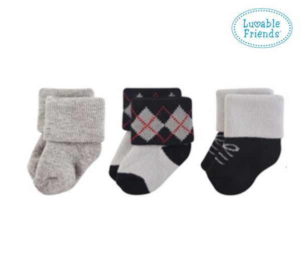 LUVABLE FREINDS PACK OF 3 SOCKS