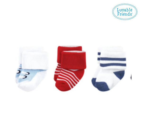 LUVABLE FREINDS PACK OF 3 SOCKS