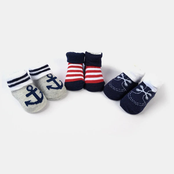 BABY BOY SOCKS PACK OF 3 GIFT SET