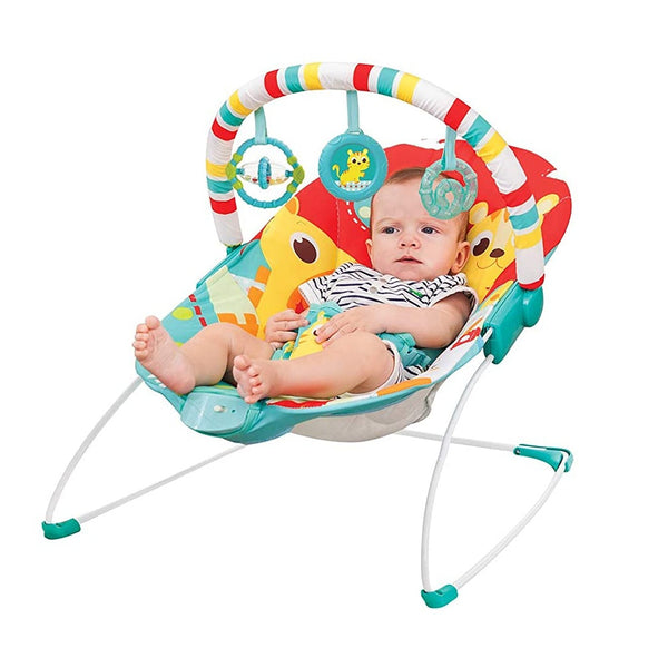 MASTELA SOOTHING VIBRATIONS BABY BOUNCER - SEA GREEN