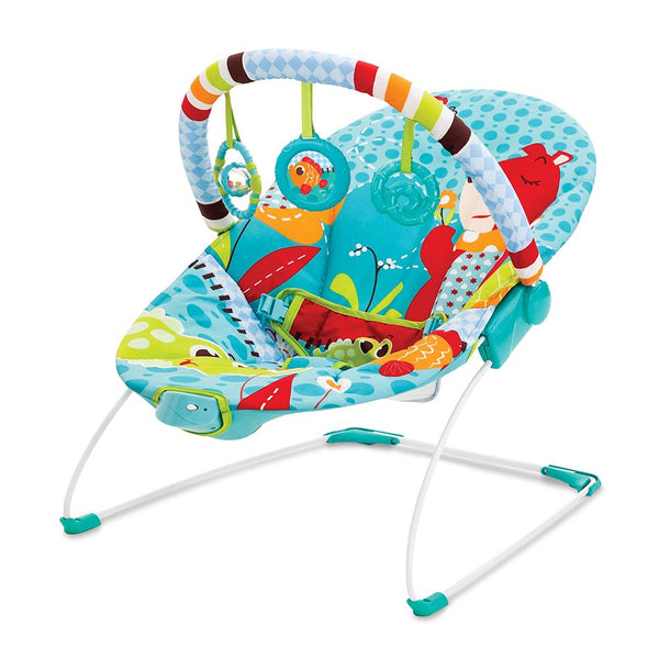 MASTELA SOOTHING VIBRATIONS BABY BOUNCER - LIGHT BLUE