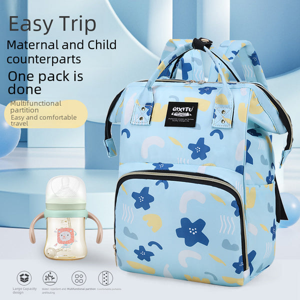 Mother Diaper Backpack Printed Bag