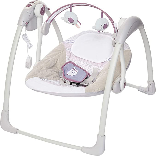 MASTELA DELUXE PORTABLE SWING SILVER & GREY