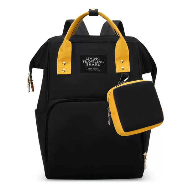 Mother Diaper Backpack with Pouch