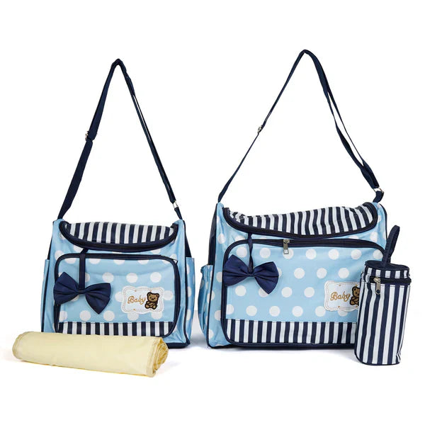 Pack of 4 Baby Diaper Bag Blue